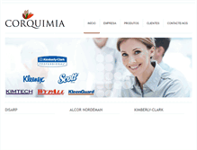 Tablet Screenshot of corquimia.pt
